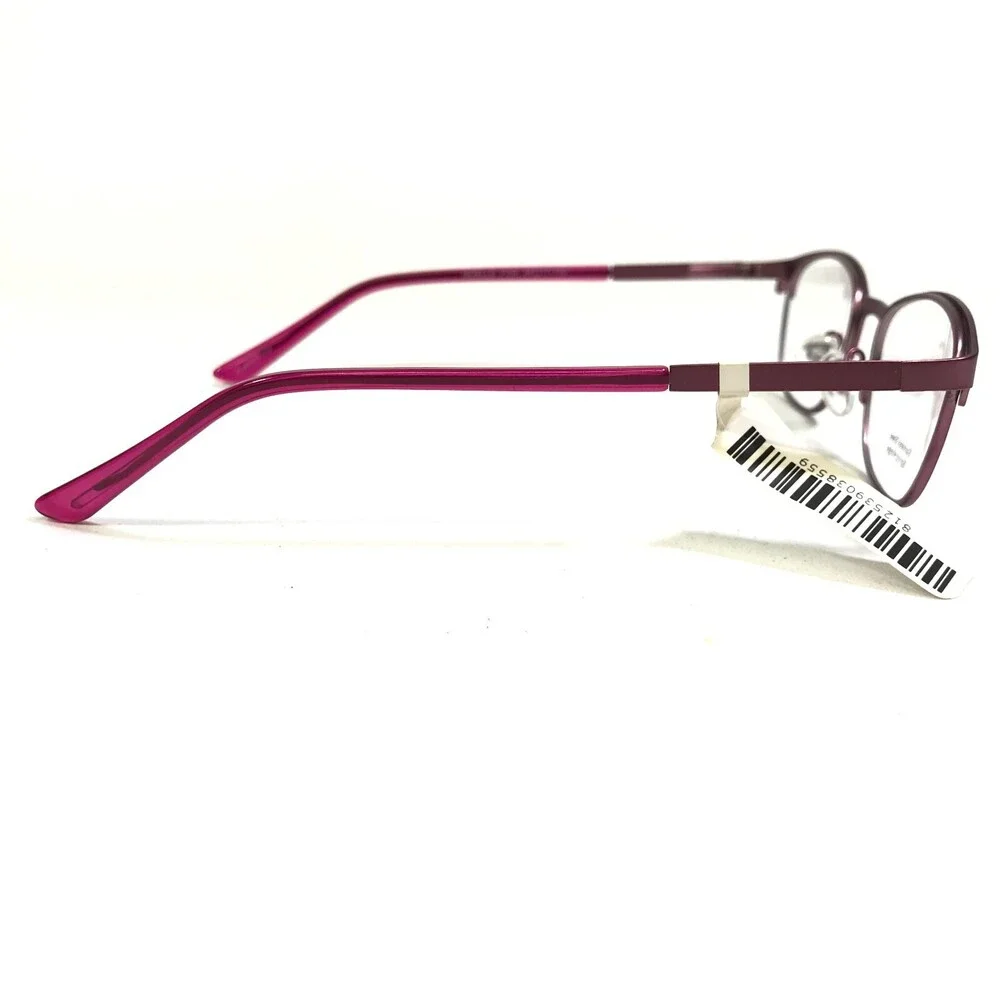 Affordable Designs Eyeglasses Frames NOELLE PINK Rectangular Full Rim 46-17-130